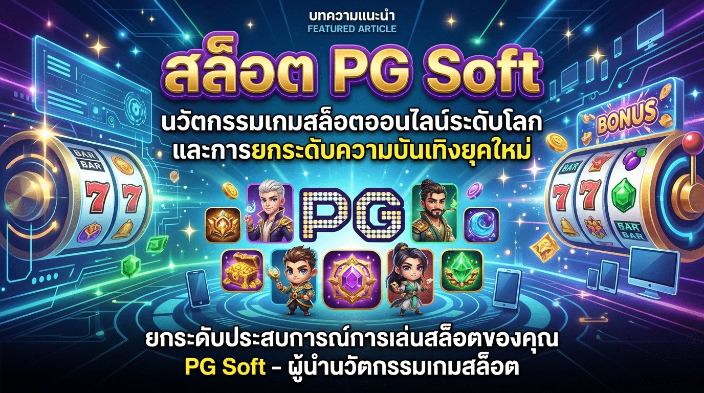 สล็อต_PG_Soft_นวัตกรรมเกมสล็อต