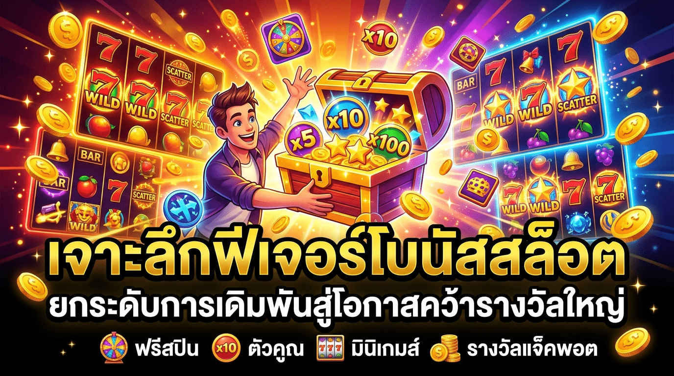 เจาะลึกฟีเจอร์โบนัสสล็อต